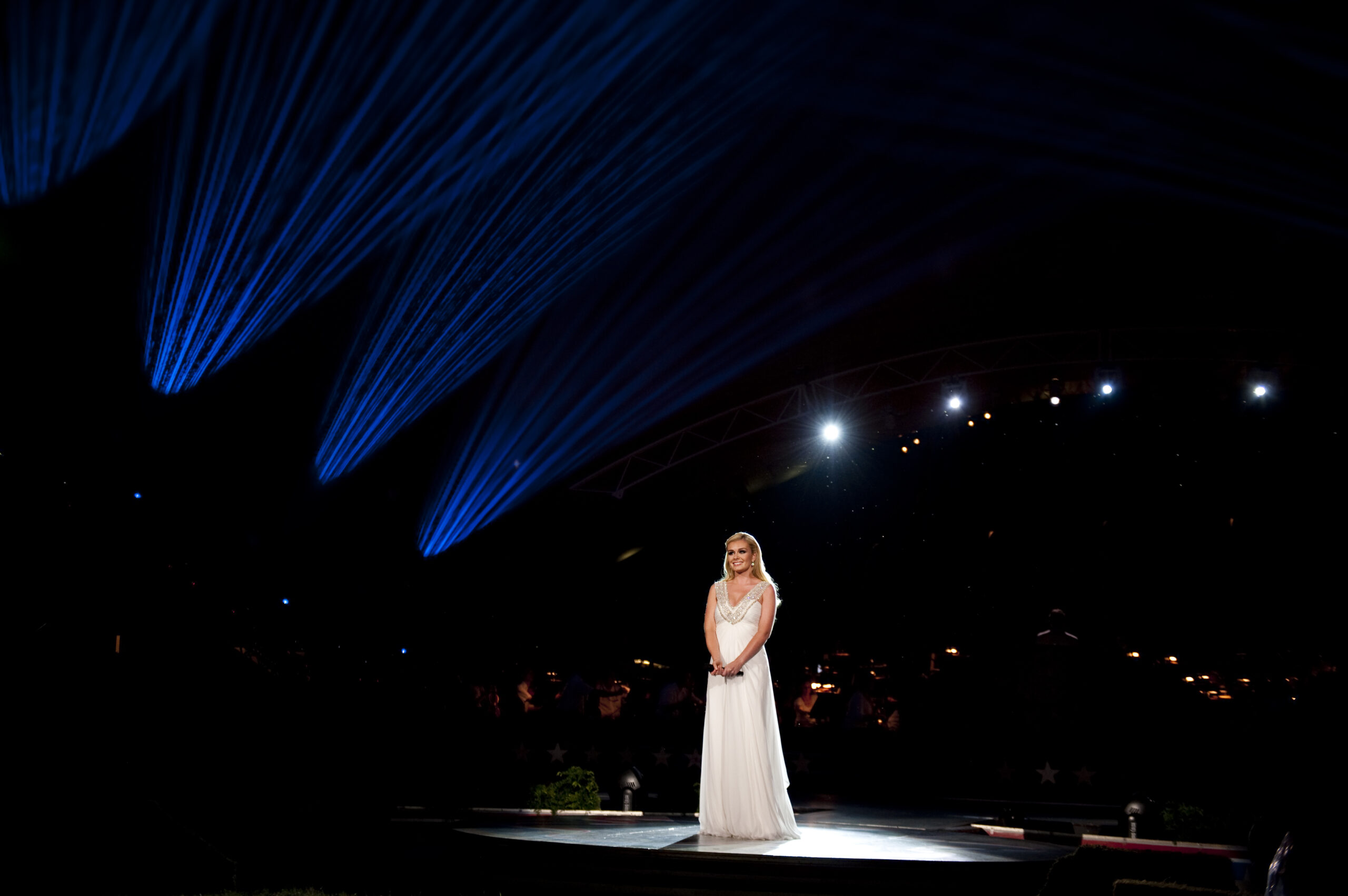 Performing with Katherine Jenkins